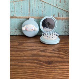 Cinnamoroll Compact Mirror with Pop Up Travel Brush